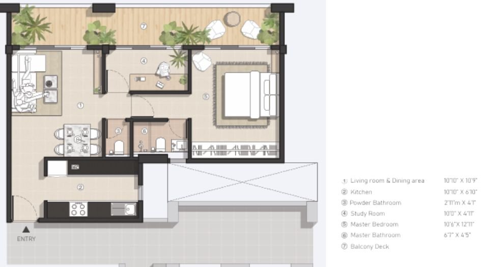 Avant-Park-West-1BHK-467-sqft-unit-plan